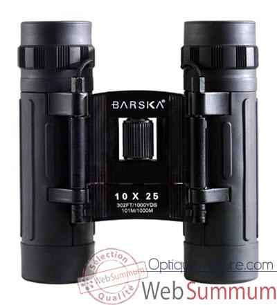 Barska-AB10110-Jumelle modèle \"LUCID\" 10x25, compact, poids 314 g.