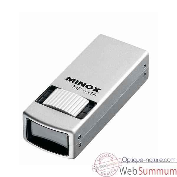 Minox-62200-Monoculaire MD 6X16 corp métallique, poids 105 g.